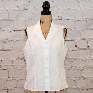 Calvin Klein Sleeveless Button-Down Shirt